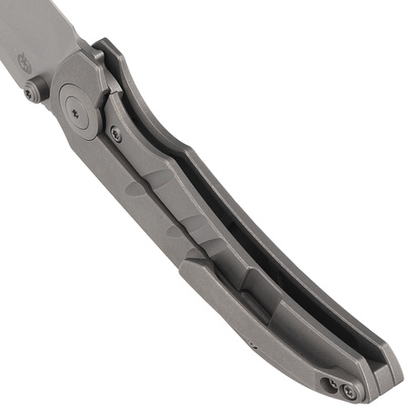 WE Knife Riff-Raff Gray Titanium, Gray Stonewashed CPM 20CV by Matthew Christensen (WE22020B-3)