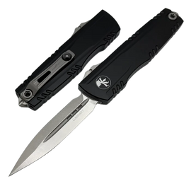 Microtech Luminary ZBP D/E Signature OTF Knife Black Aluminum, Stonewashed M390MK by Tony Marfione (1270-10S)