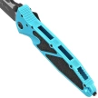 Nóż składany Microtech Socom Elite S/E-M Turquoise Aluminum, Black M390MK by Tony Marfione (160-1TQ)