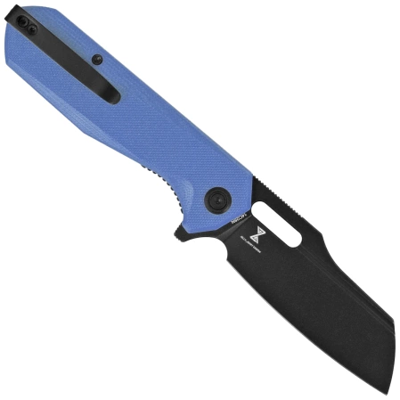 Kubey Atlas Knife Denim Blue G10, Dark Stonewashed 14C28N by Jelly Jerry (KU328K)