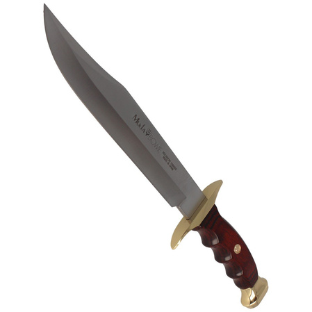 Muela BW-22 Red Pakka Wood Knife, Satin X50CrMoV15