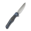 WeKnife 702XI LE No 148/150 Blue Integral Titanium/Shredded Carbon Fiber, Satin M390 (WE07B-1)