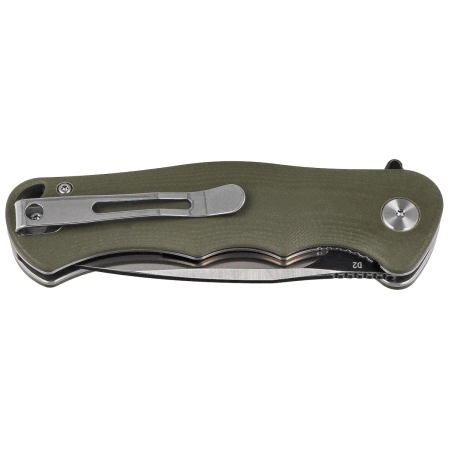 Bestech Bobcat Knife Green G10, Black Stonewashed / Satin D2 (BG22B-2)