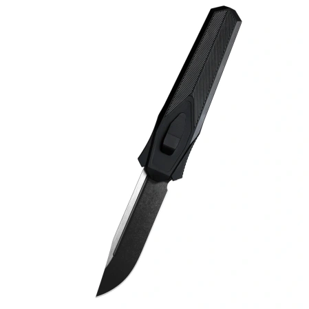 Remette RT-Swordfish CP Knife Black Aluminum/Copper Carbon Fiber, Titanium Black S35VN (ZL103D13)