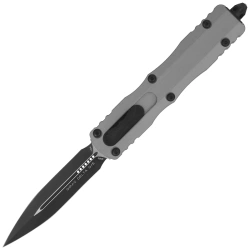 Microtech Dirac Delta D/E OTF Knife Natural Clear Aluminium, Black M390 by Tony Marfione (227-1NC)