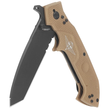 Extrema Ratio Glauca J1 NS Desert Aluminum, Black MIL-C N690 (04.1000.0165/RVHCS/NS)