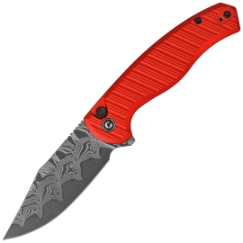 Nóż składany Civivi Stormhowl Red Aluminum, Damascus (C23040B-DS1)