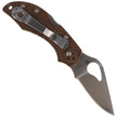 Nóż składany Spyderco Byrd Robin 2 FRN Brown, Plain (BY10PBN2)