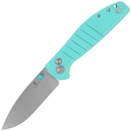 Bestechman Knife Goodboy Tiffany Blue G10, Satin / Stonewashed D2 by Keanu Alfaro (BMK04B)