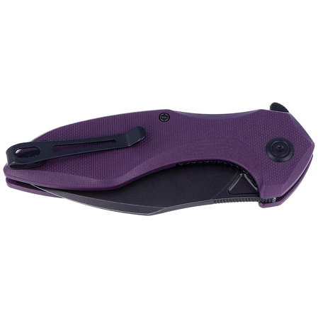 Nóż składany Kubey Noble Purple G10, Dark Stonewashed D2 (KU236E)
