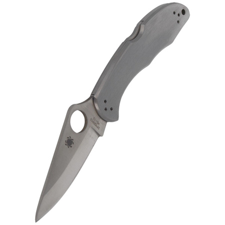 Nóż składany Spyderco Delica 4 Stainless Plain (C11P)