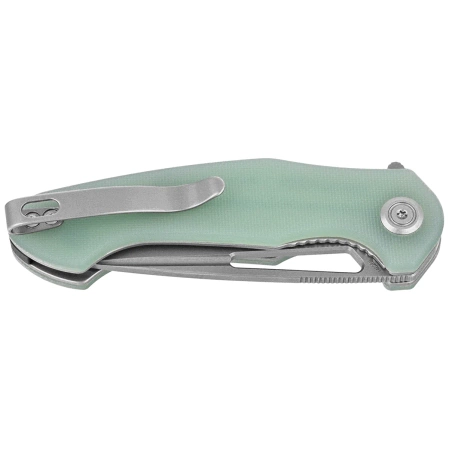 Kubey Dugu Knife Jade G10, Beadblasted 14C28N (KU210I)