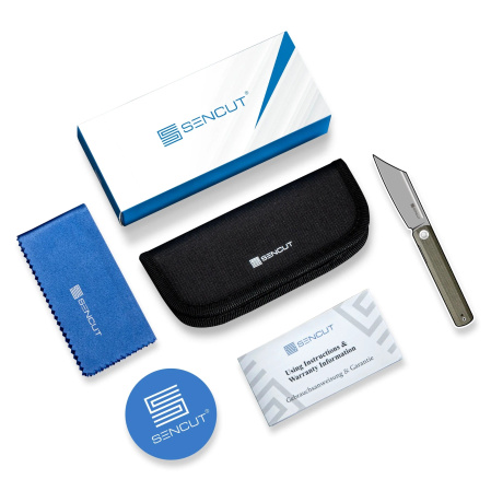 Nóż składany Sencut Cybrix Blue Aluminium, Satin 9Cr18MoV (S23098A-4)