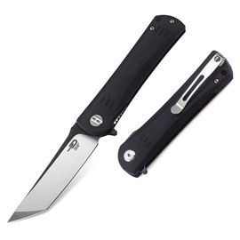 Bestech Kendo Knife Black G10, Black / Satin D2 (BG06A-2)