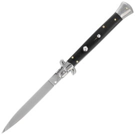 Frank Beltrame Stiletto Switchblade Knife Ebony 28cm (FB 28/84)