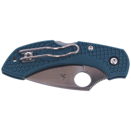Spyderco Dragonfly 2 Lightweight Knife Blue FRN, Satin K390 by Sal Glesser (C28FP2K390)