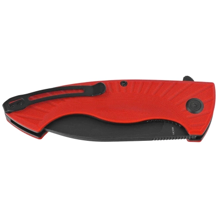 Nóż składany Kubey Timberwolf Red G10, Blackwashed 14C28N (KU208I)