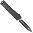 Microtech Combat Troodon Gen III D/E OTF Knife Black Aluminum, Tactical M390MK by Tony Marfione (1142-1T)