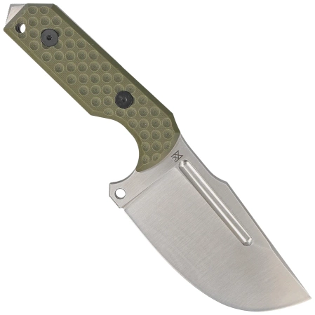 Nóż Midgards Messer Big Beowulf Olive G10, Satin 14C28N (MM005)