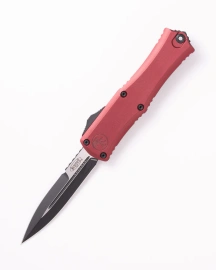 Nóż automatyczny OTF Microtech Hera II Mini Bayonet Merlot Aluminium, Black M390MK by Tony Marfione (1701M-1MR)