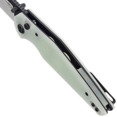 Nóż składany Bestech Snakebird Transparent G10, Satin / Black PVD 14C28N (BG58D)