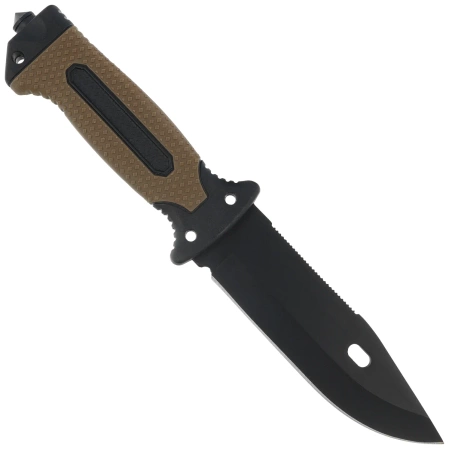 Nóż Martinez Albainox ABS/Rubber Coyote/Black, Black 3Cr13Mov (32664)