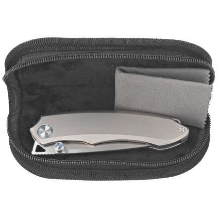 Remette Wild Species Knife Gray Titanium, Hand Grinding M390 (WD108-G)