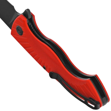 Nóż składany Kubey Timberwolf Red G10, Blackwashed 14C28N (KU208I)