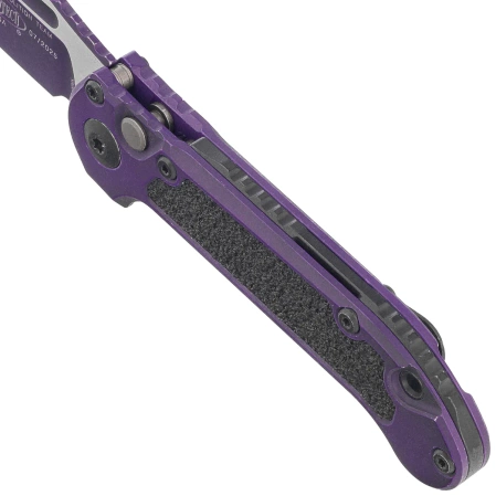 Microtech LUDT Gen III T/E Knife Weathered Purple Aluminum, Weathered Purple M390MK by Tony Marfione (1136-1WPU)