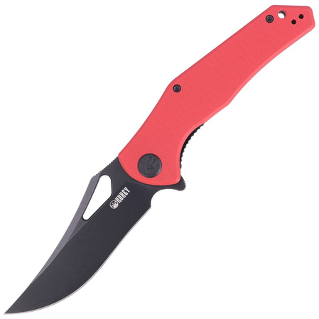 Kubey Knife Phemius Red G10, Dark Stonewashed D2 (KU149C)