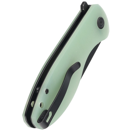 Nóż składany Kubey Knife Master Chief Jade G10, Blackwashed AUS-10 by Keanu Alfaro (KU358D)