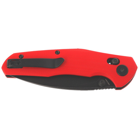 Bestechman Ronan Knife Red G10, Black Titanized Stonewashed 14C28N (BMK02J)
