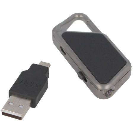 ASP Sapphire USB LED Flashlight Glass Black - 53600