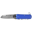 Fox Vulpis S4 Sky Blue Aluminium, Polished N690Co Pocket Knife (FX-VP130-S4 SB)