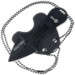 K25 RK-32759 Neck Knife Black Steel, Black Titanium 7Cr17MoV