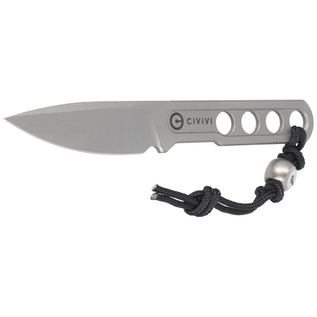 Civivi Knife Circulus Naked Stainless Steel, Stonewashed 10Cr15CoMoV by Ostap Hel (C22012-2)