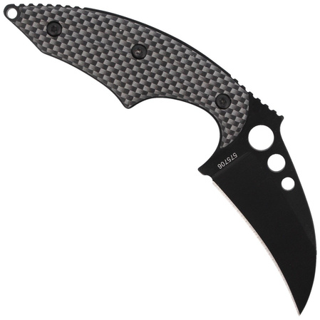 Herbertz Solingen Neck Knife Black / Grey Aluminium, Black Coating (575706)