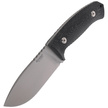 LionSteel Bushcraft Micarta Black / Fixed Satin Blade (M3 MI)