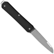 Fox Vulpis Black Aluminum, Polished N690Co Pocket Knife (FX-VP130 BK)