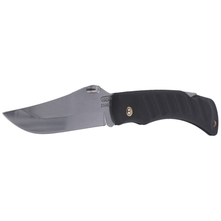 Mikov Crocodile Black ABS Folding Knife, Mirror Finish (243-NH-1/C BLK)