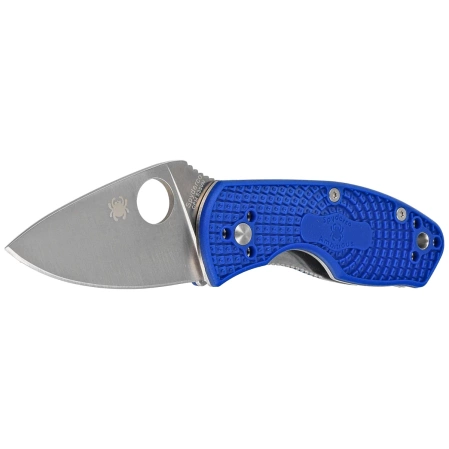 Spyderco Ambitious Lightweight Blue FRN, Satin Plain CPM S35VN (C148PBL)