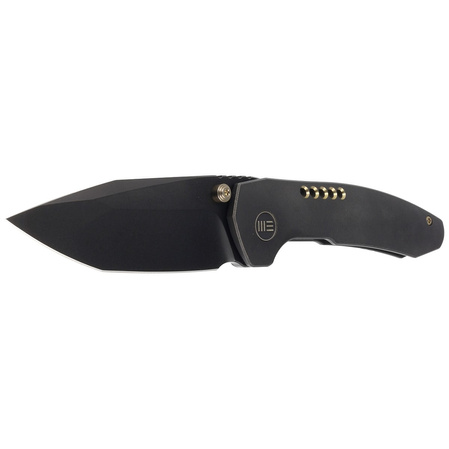 WE Knife Trogon Black Titanium, Black Stonewashed CPM 20CV by Brian Brown (WE22002B-2)