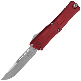 Microtech Combat Troodon Gen III S/E OTF Knife Merlot Aluminum, Apocalyptic M390MK by Tony Marfione (1143-10APMR)
