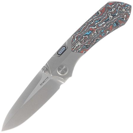 Remette RTPT-A Knife Gray Titanium/Nebula Carbon Fiber, Pearlescent M390