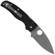 Spyderco Shaman Lightweight Knife Black FRN, Satin CTS BD1N by Sal Glesser (C229PBK)