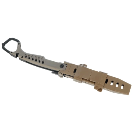 Extrema Ratio MH-STEALTH Knife Desert Aluminum, Black N690 (04.1000.0483/BLK/TM)