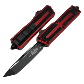 Nóż automatyczny OTF Microtech Scarab II Gen III T/E Red Aluminium, Black M390MK by Tony Marfione (1279-1RD)