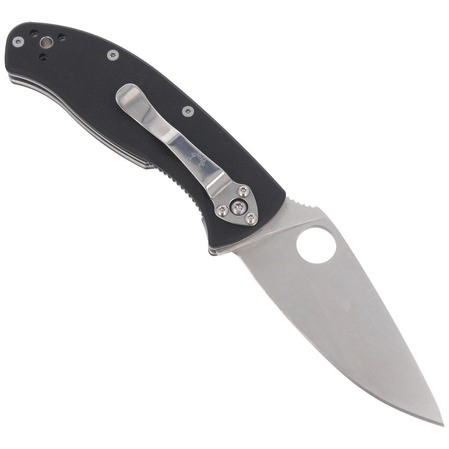 Spyderco Tenacious Knife Black G-10, Satin 8Cr13MoV by Eric Glesser (C122GP)