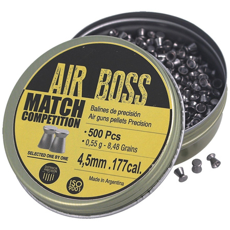 Apolo Air Boss Match Competition AirGun Pellets .177/4.5 mm, 500 pcs 0.55g/8.48gr (30300)
