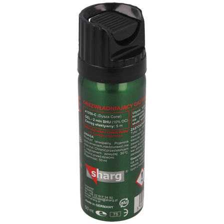 Sharg Nato Defence Gel 2mln Pepper Spray, Cone 50ml (41050-C)